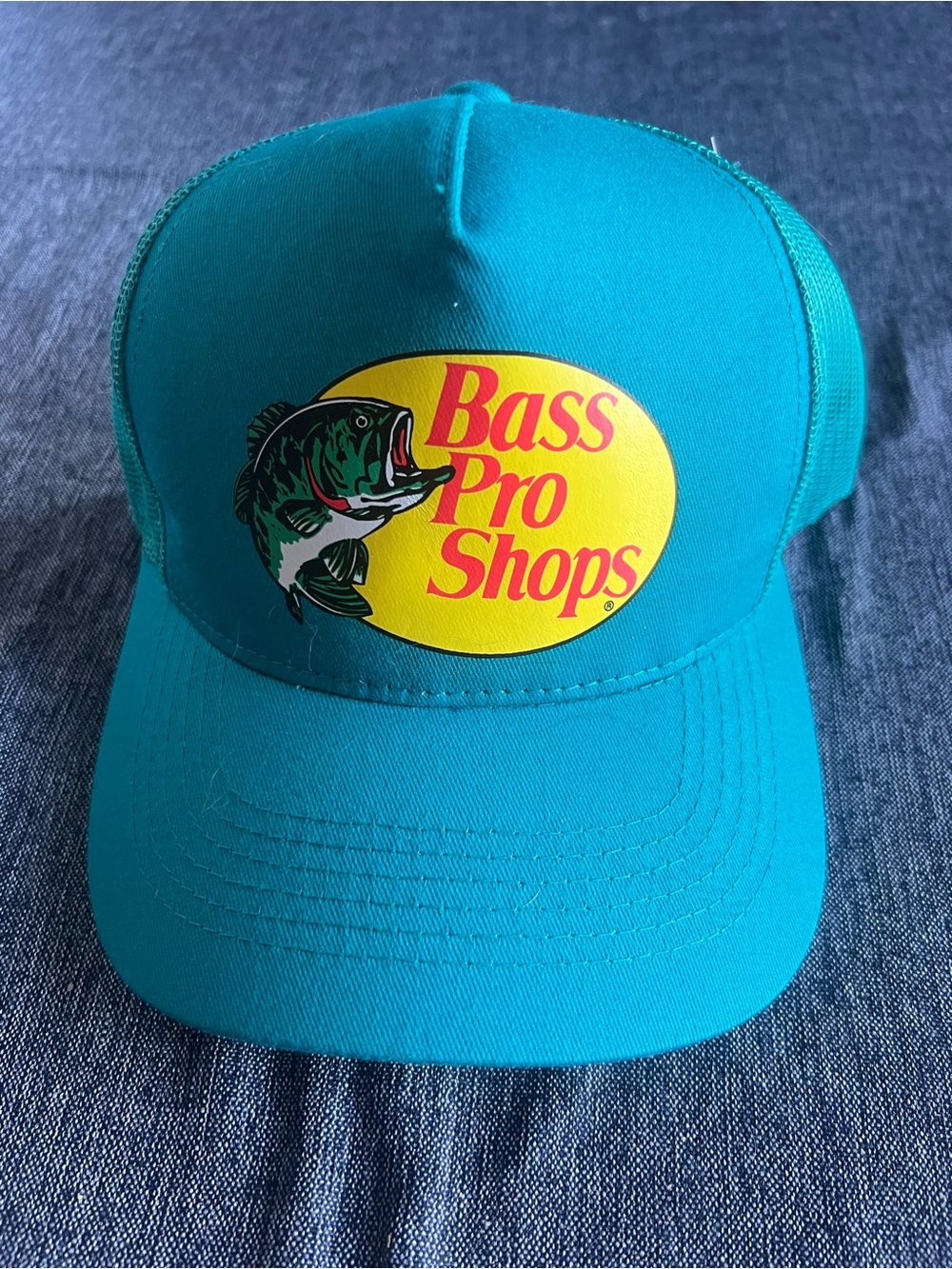 Bass Pro Shops Teal Logo Fishing Cap